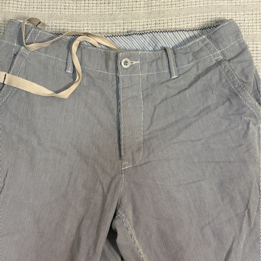 Striped drawstring pants